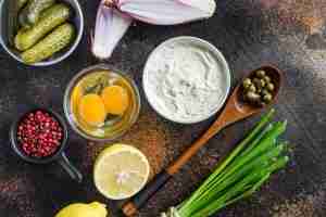 Receta de salsa tartara con mayonesa en cerococina