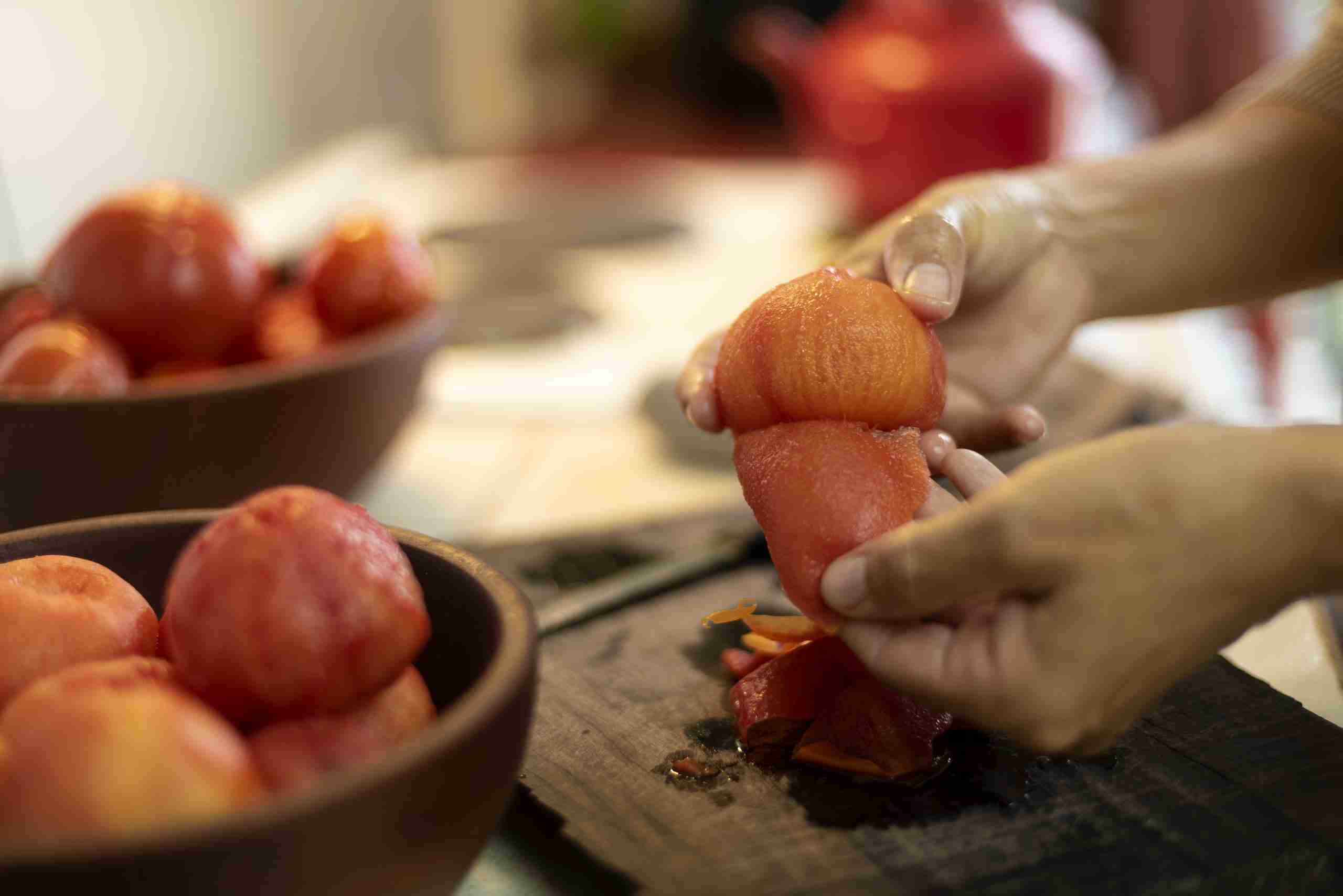 ¿Cómo pelar tomates?